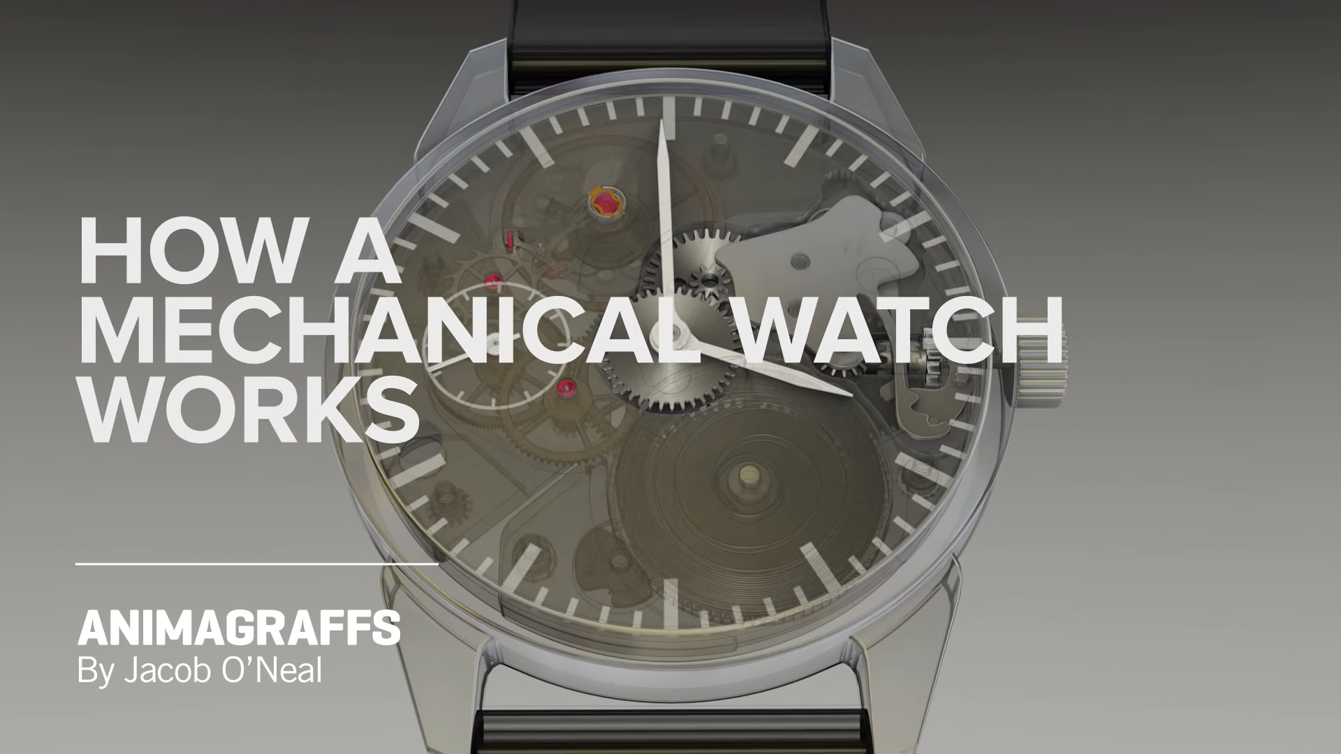 This video explains how a mechanical watch works better than words ever could